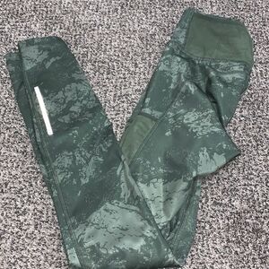 REI Co op On the Trail Running Tights - green gray - XS